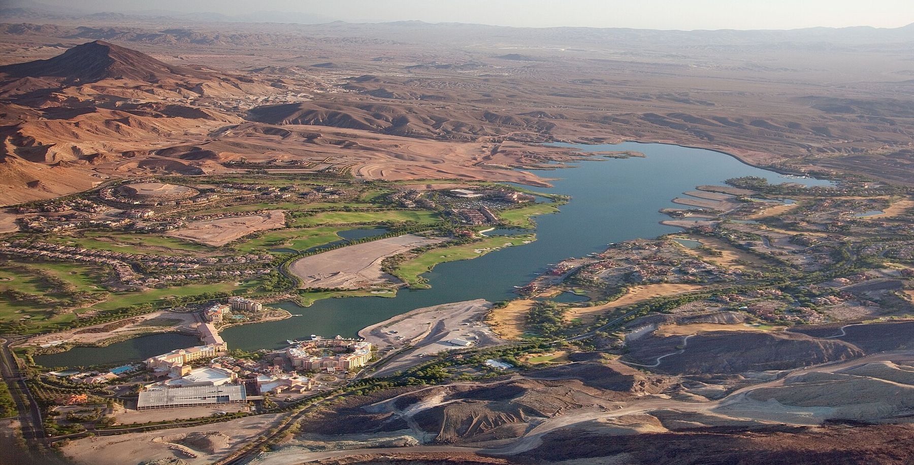 Aerial view of Lake Las Vegas