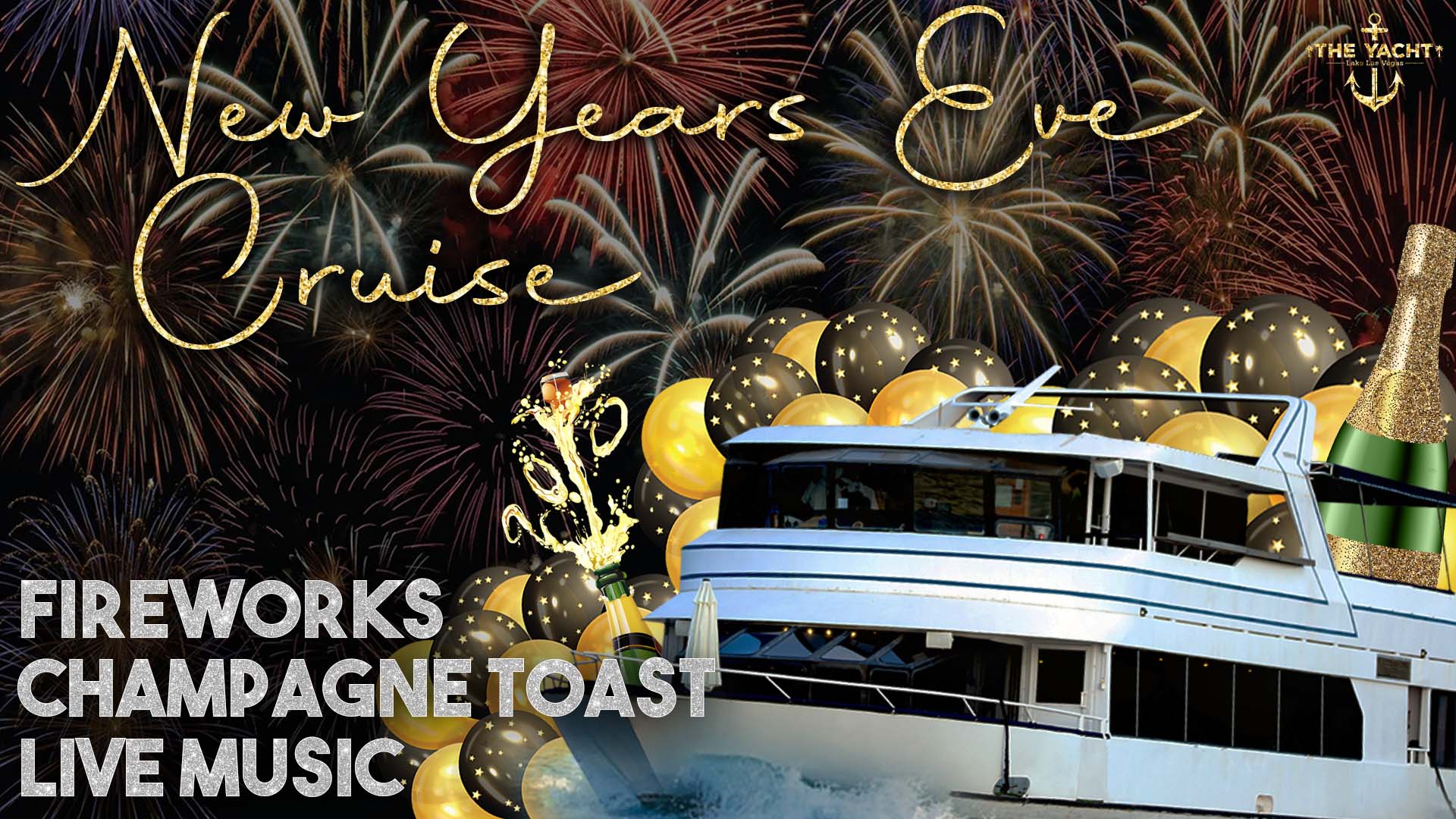 New Years Eve Fireworks Cruise at Lake Las Vegas Lake Las Vegas Water